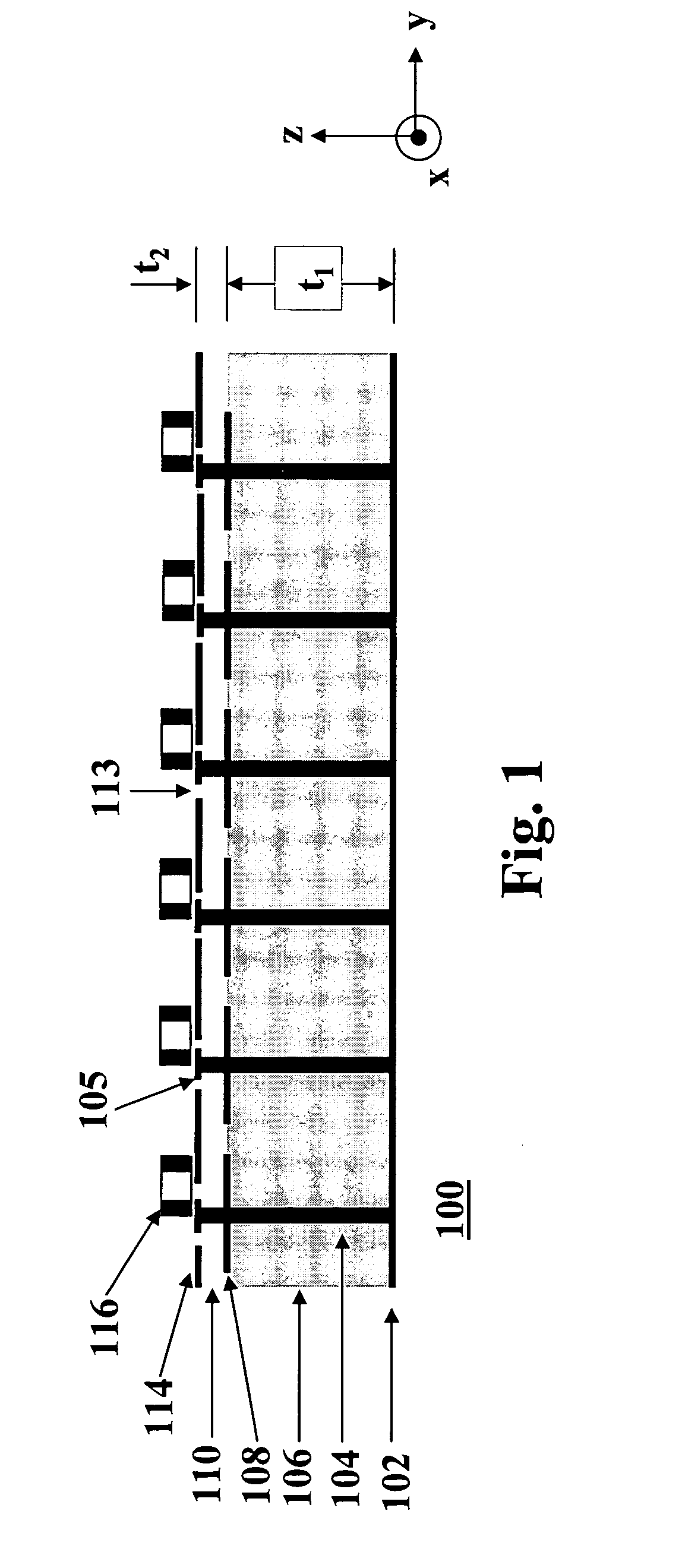 Circuit and method for enhanced low frequency switching noise suppression in multilayer printed circuit boards using a chip capacitor lattice