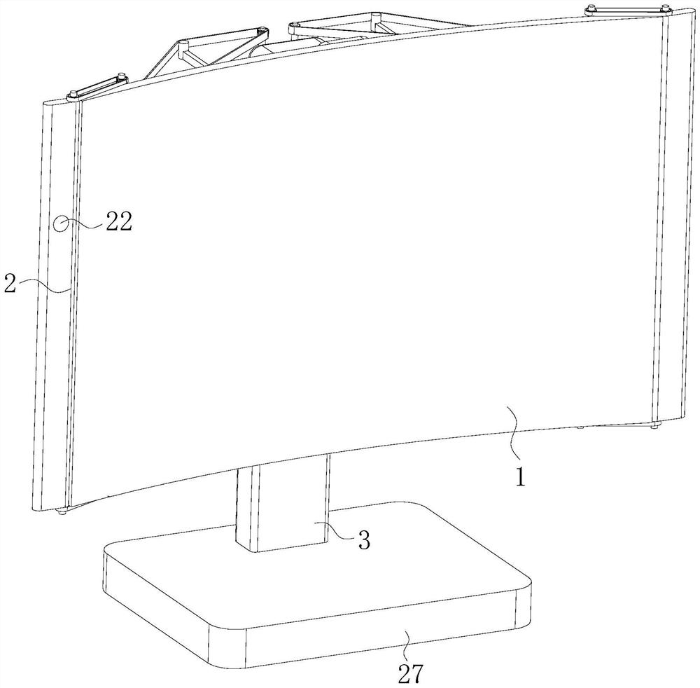 Flexible and straight conversion device of flexible screen