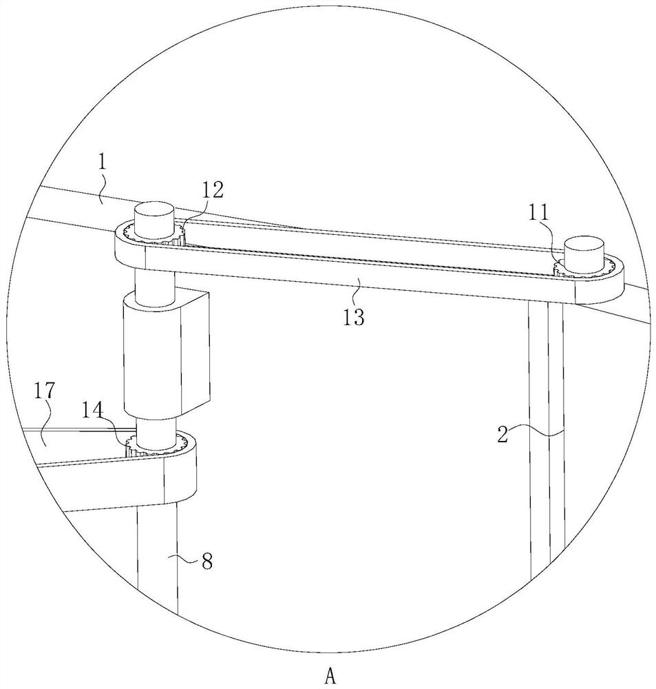 Flexible and straight conversion device of flexible screen