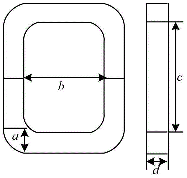 Control method for inductance parameter of high-frequency transformer body