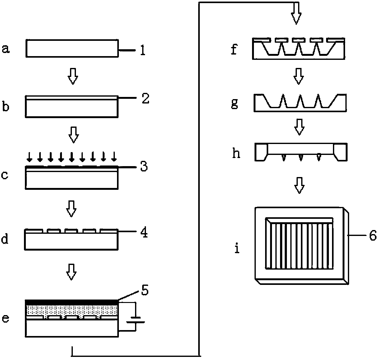 Wire electrode array structure preparation method for micro-electrochemical machining