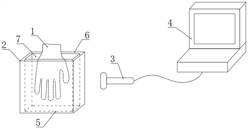 Ultrasonic three-dimensional imaging scanning device