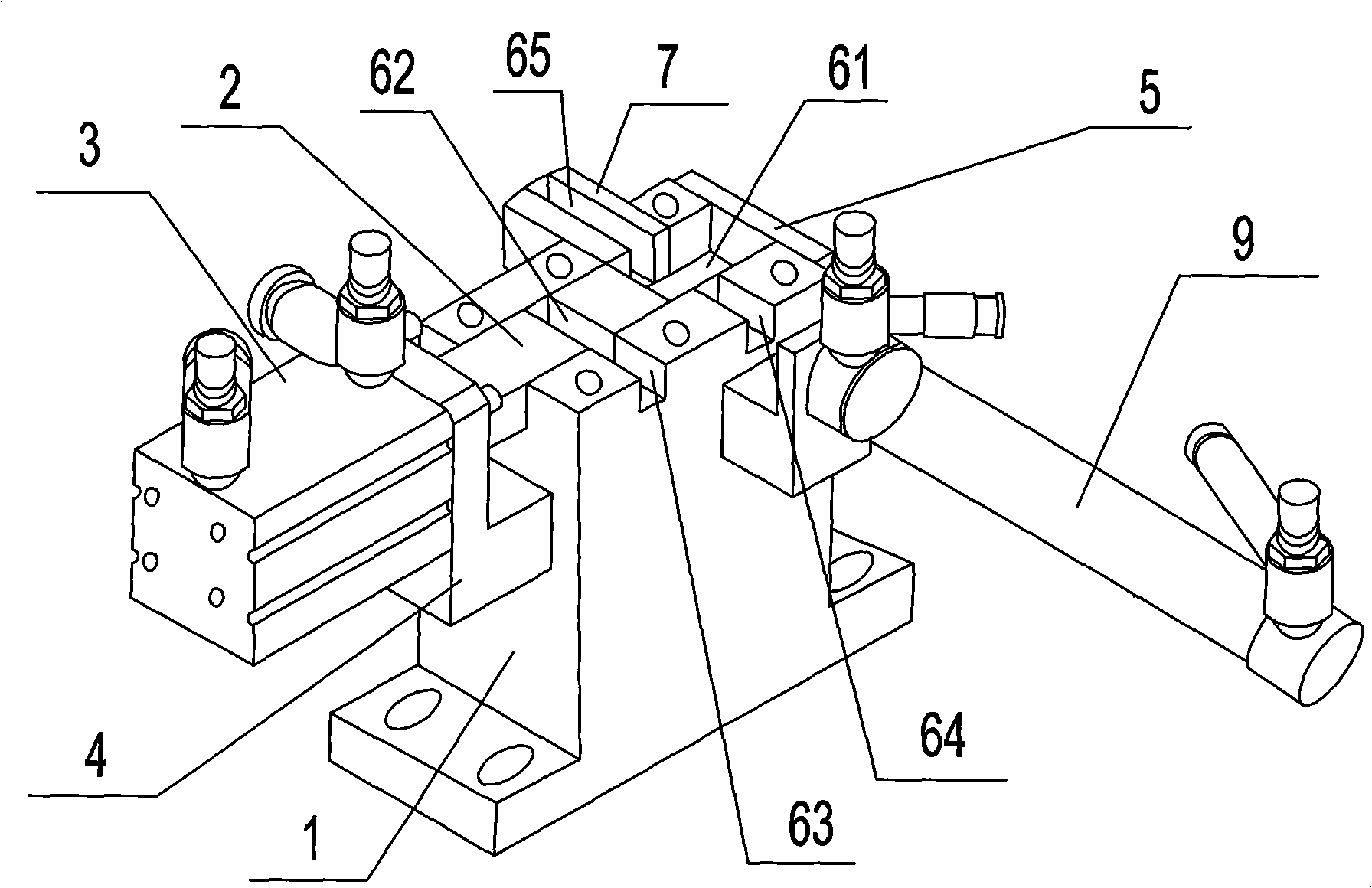 Automatic distributing mechanism of connector posts for wire connecting terminal