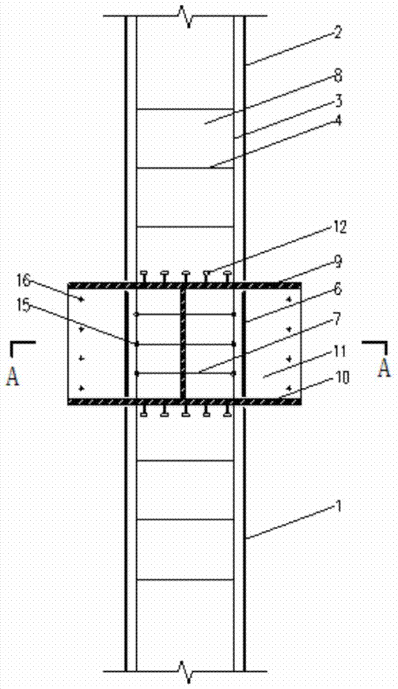 Circular Steel Tube Confined Reinforced Concrete Column-Steel Beam Frame Joints with Steel Beams Through