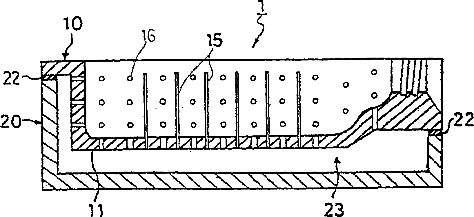 Device for manufacturing molded body