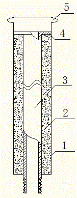 High-pressure gas seam-expanding, grouting and water-plugging method for precutting trough of microfissure surrounding rock