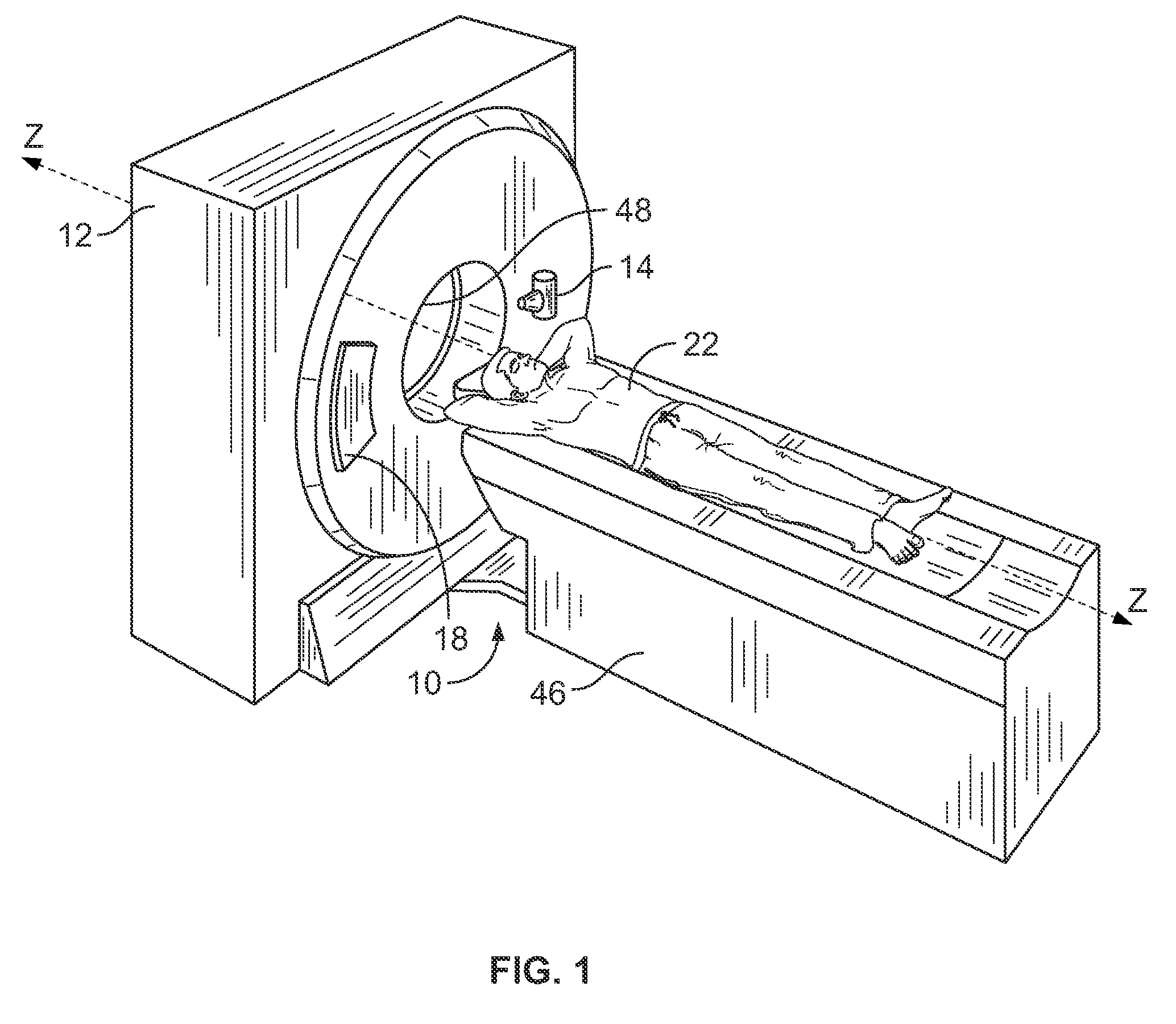Methods and apparatus for x-ray imaging with focal spot deflection