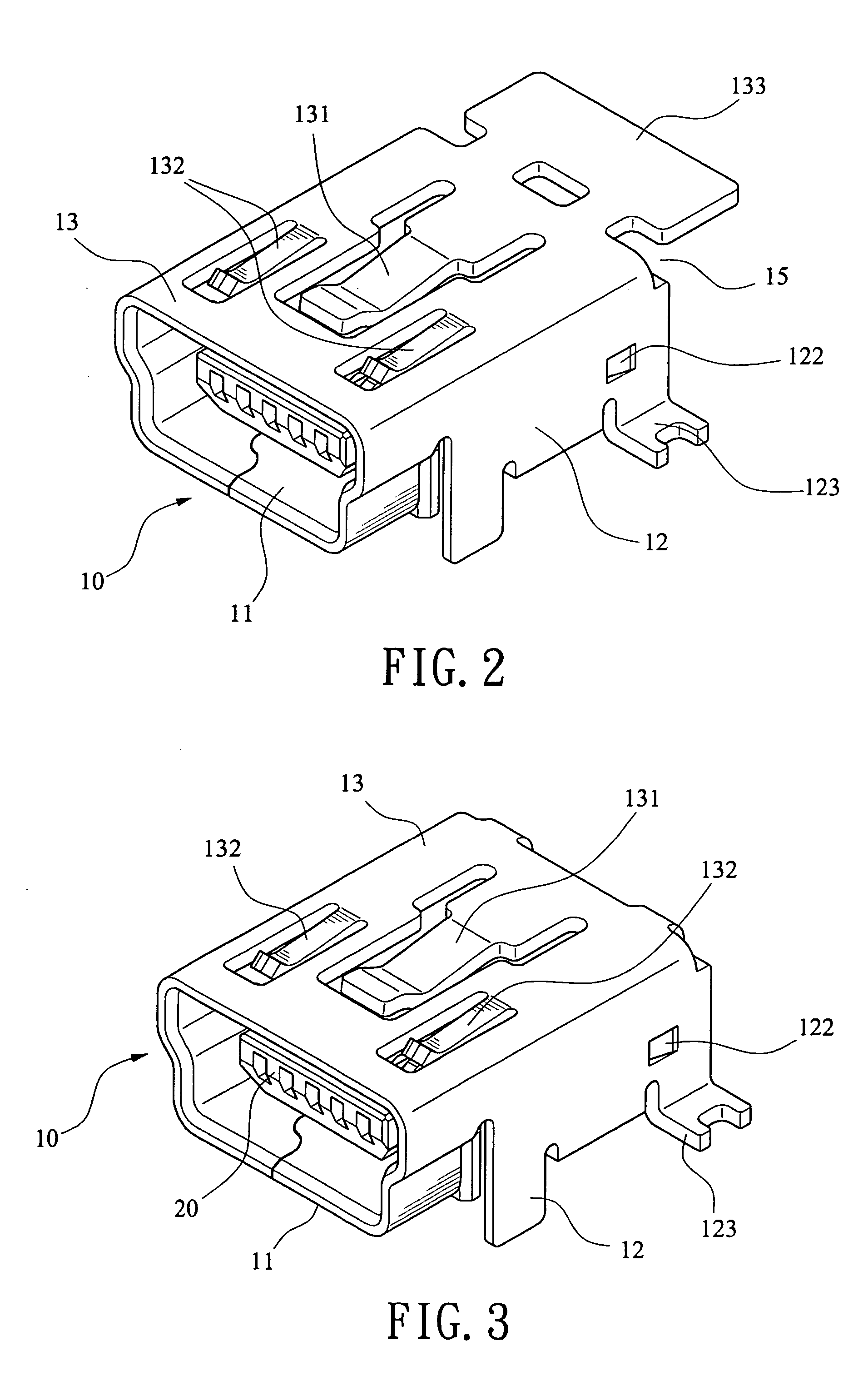 Mini-USB type electrical connector with latching arrangement