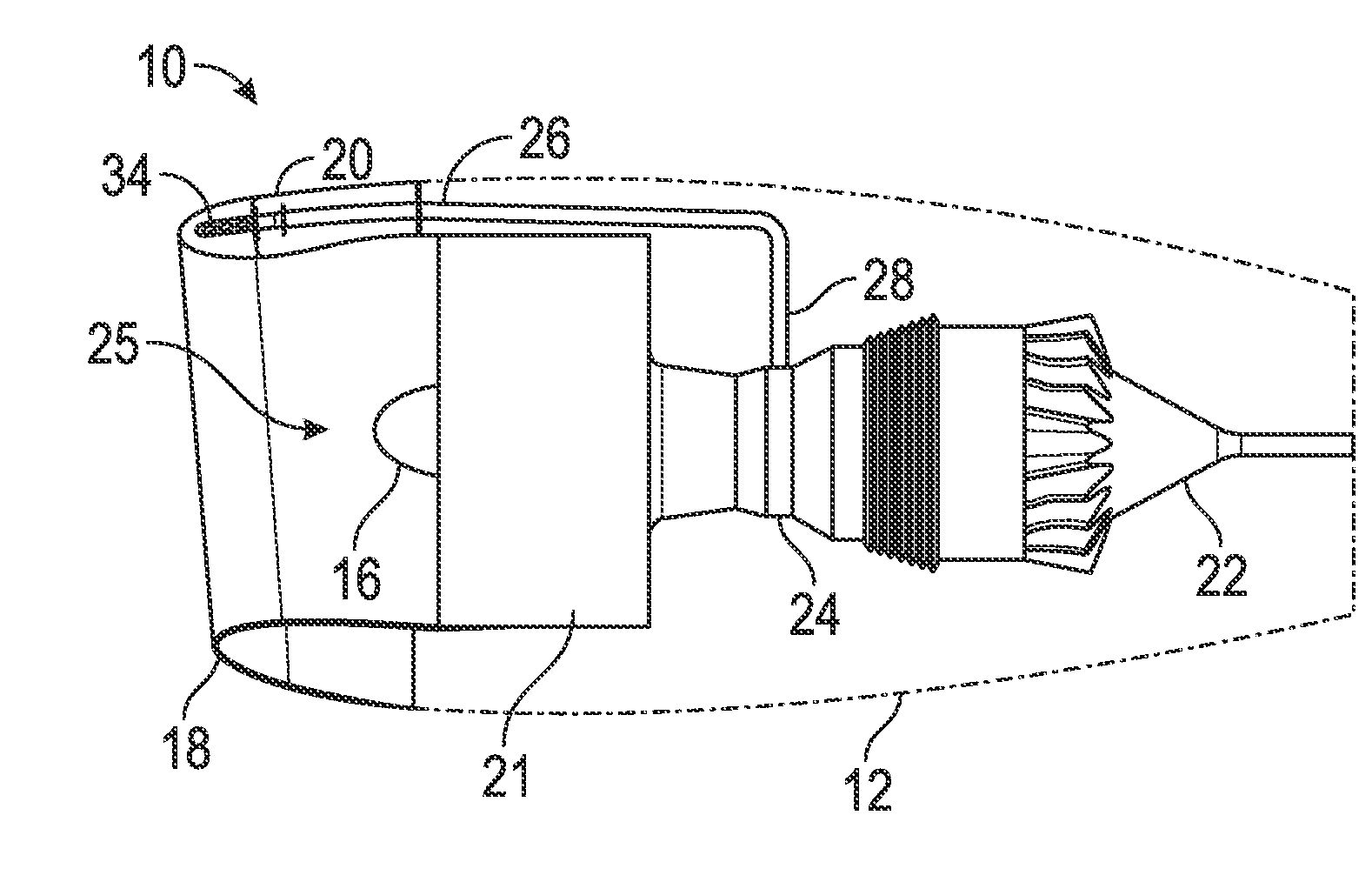 Injector nozzle configuration for swirl Anti-icing system