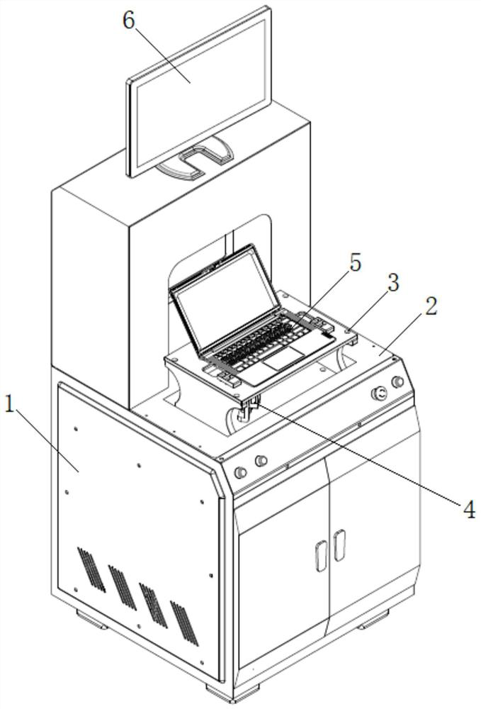Abnormal sound detection device for notebook computer