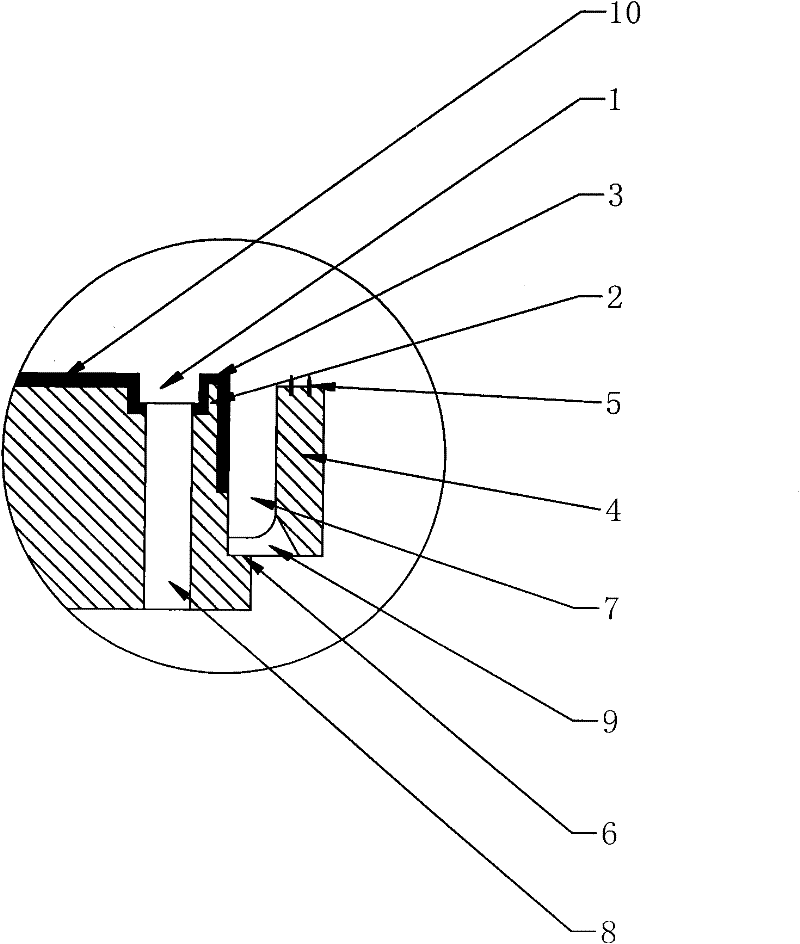 Oil-retaining structure inside bearing pad machine for large-scale turbogenerator rotor dynamic balance test