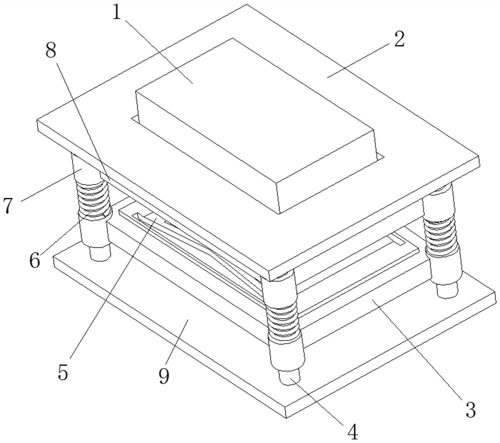 Moisture-proof corrugated board pressing equipment