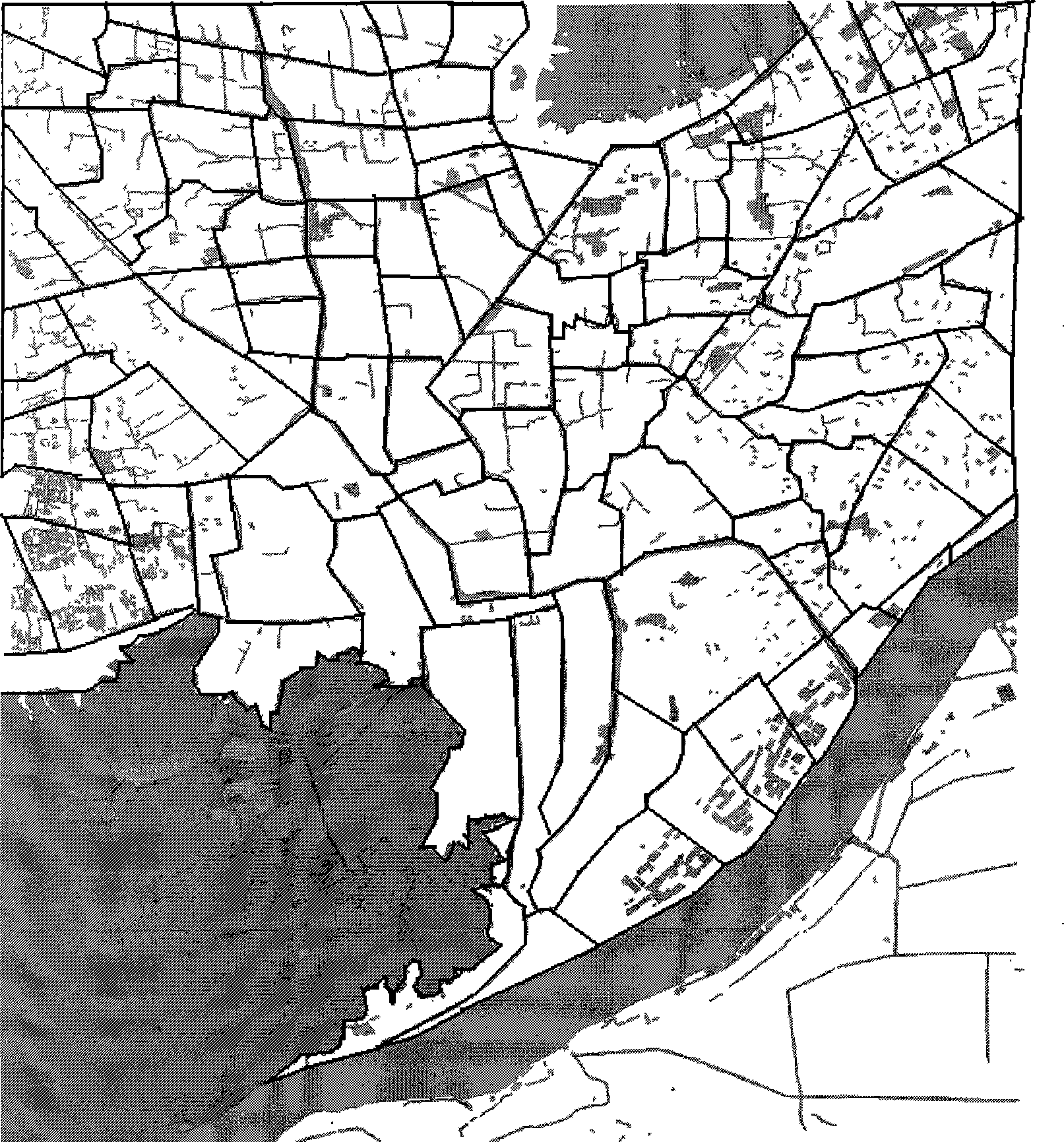 Prediction method of city rainstorm flood evolvement process