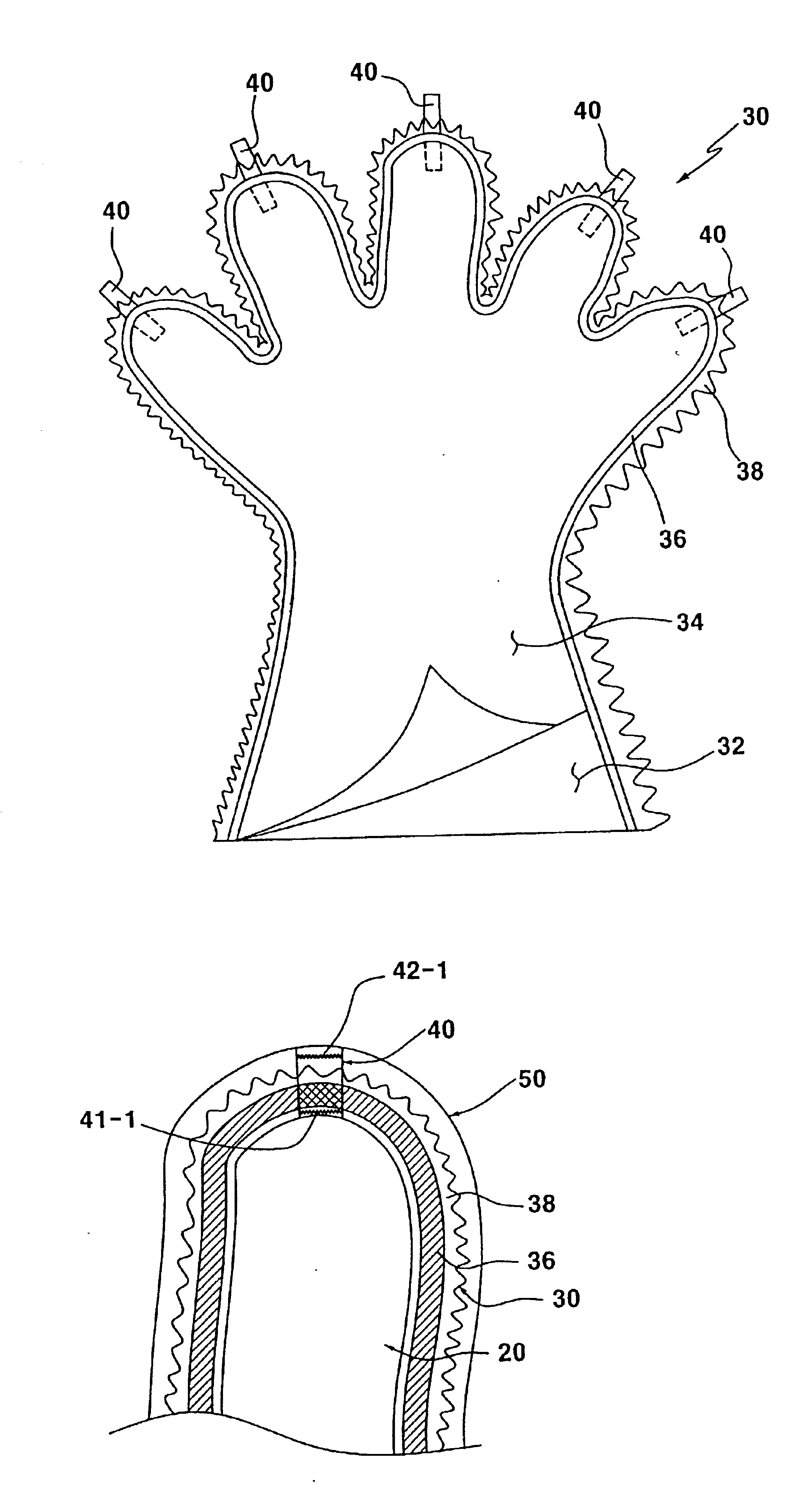 Inner cloth for glove and glove fabricated using the same