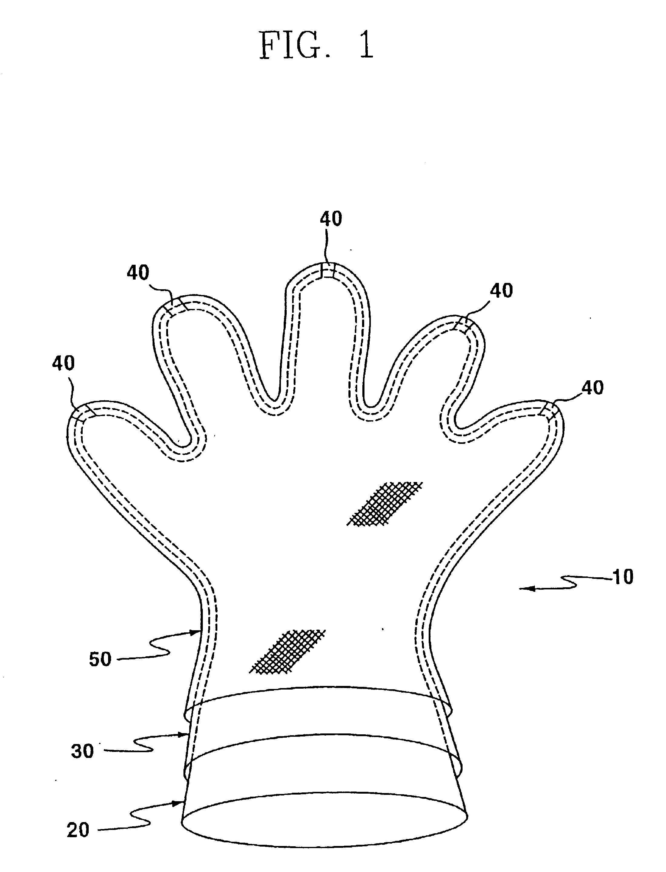 Inner cloth for glove and glove fabricated using the same