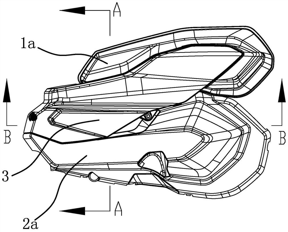 Air inlet structure of motorcycle engine