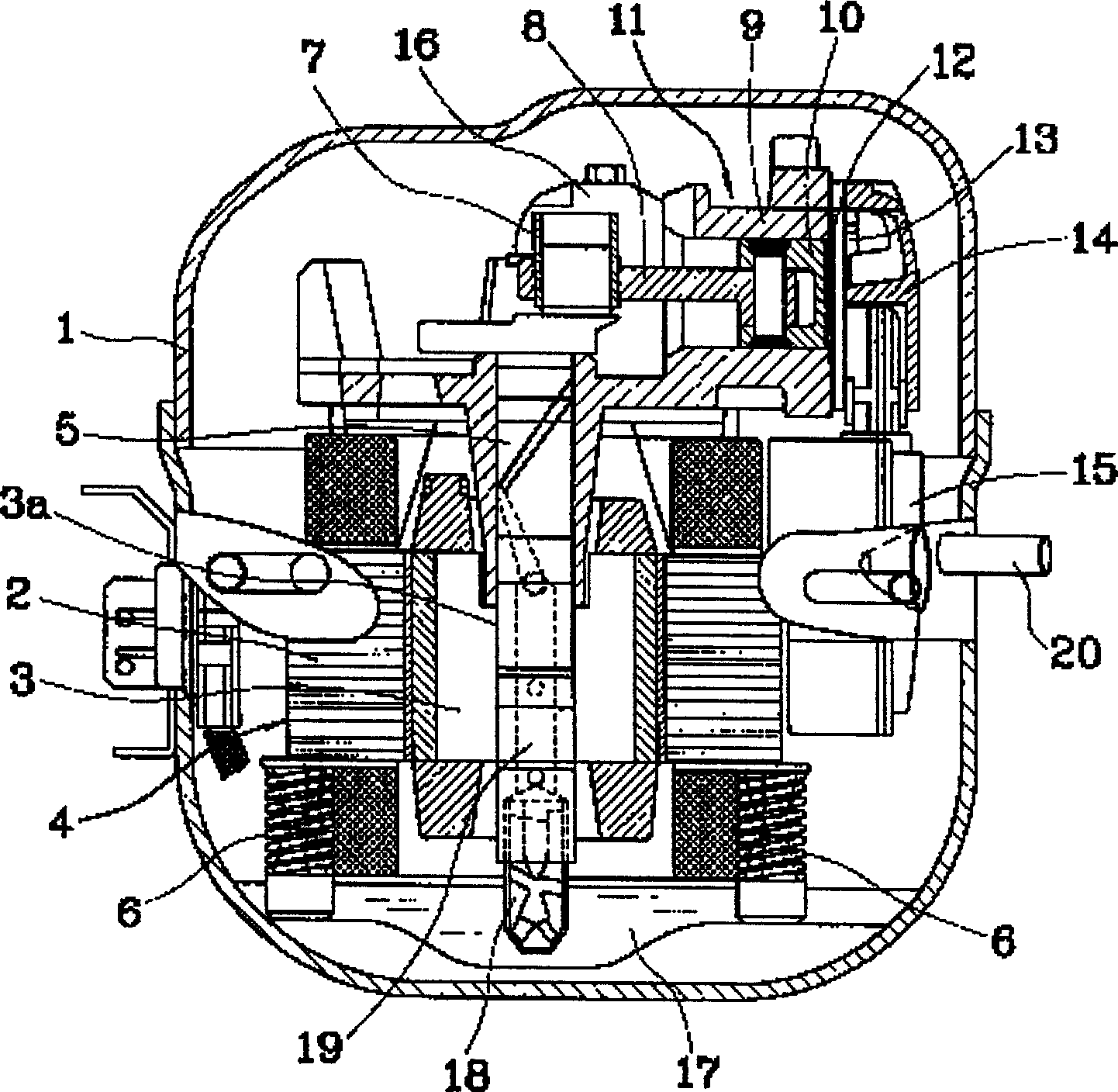 Reciprocating motion type compressor using resonance