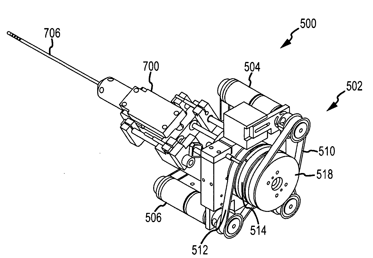 Robotic catheter rotatable device cartridge
