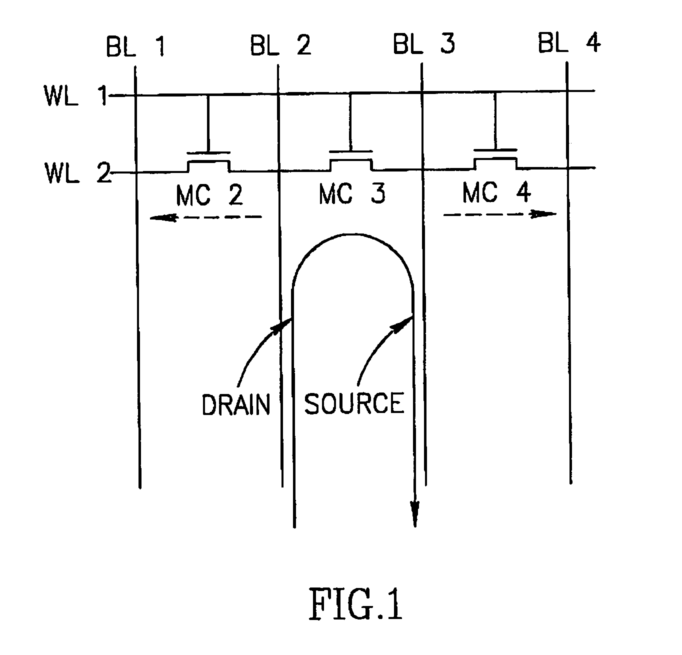 Method for reading a memory array with neighbor effect cancellation