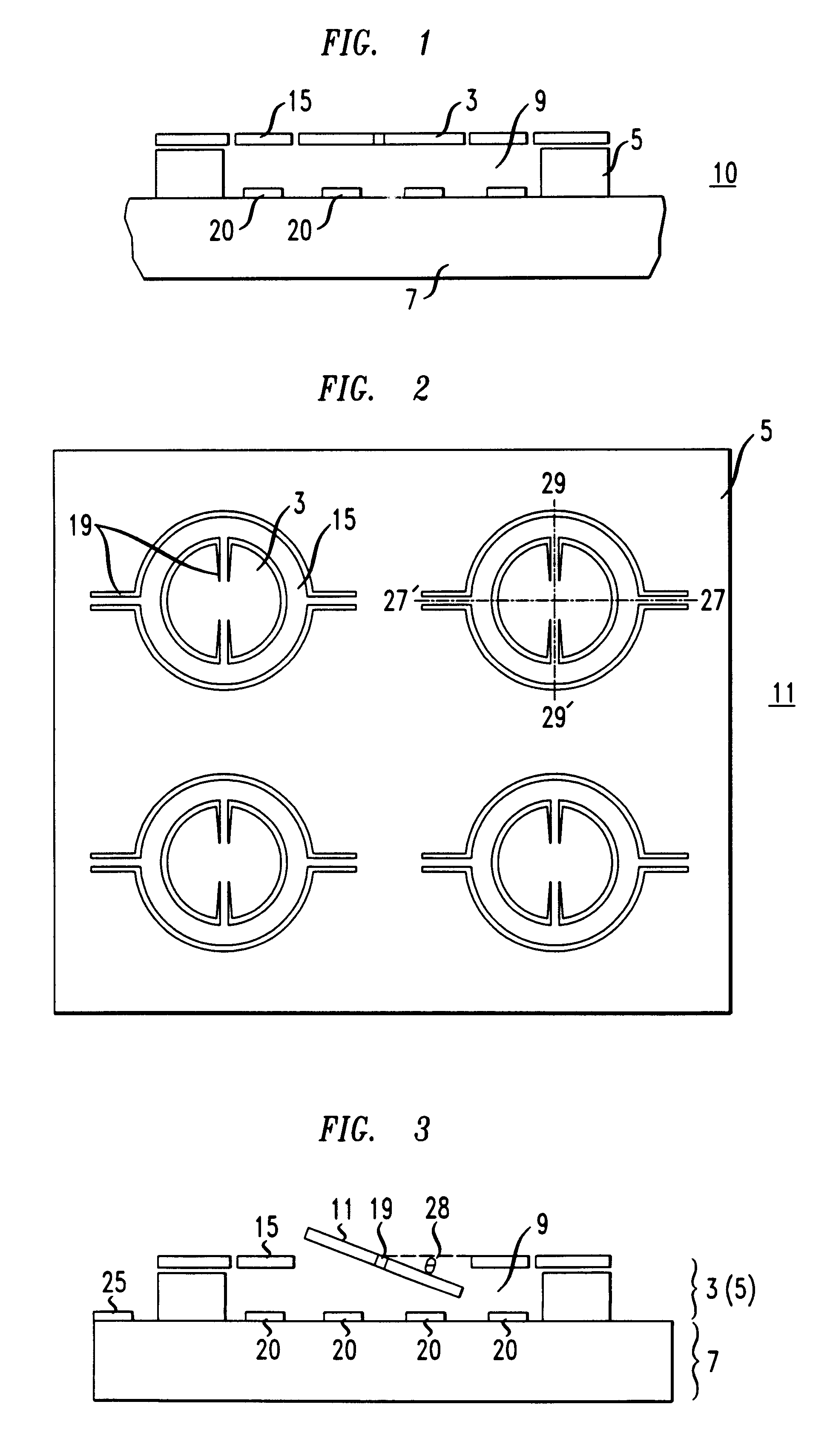 Process for fabricating an optical mirror array
