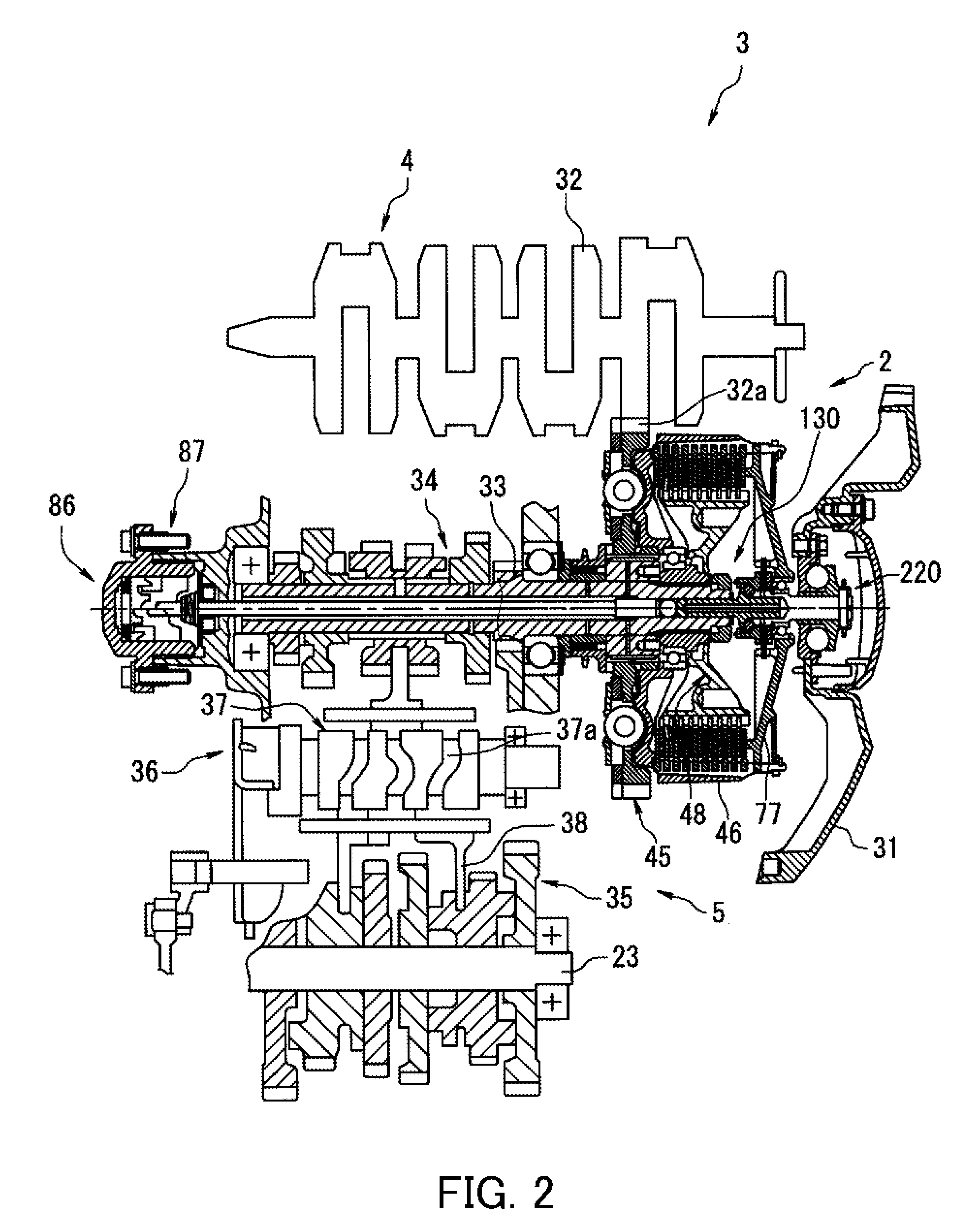 Friction clutch and vehicle equipped with the same