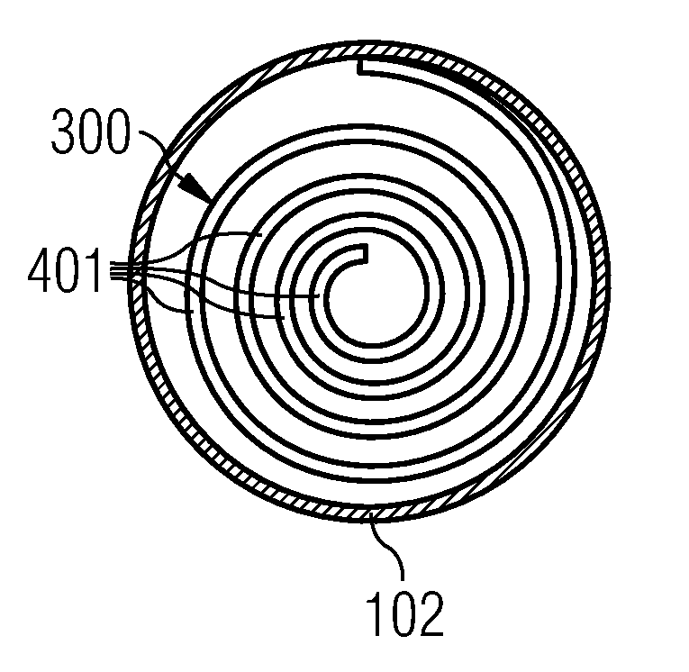 Helmholtz resonator for a gas turbine combustion chamber