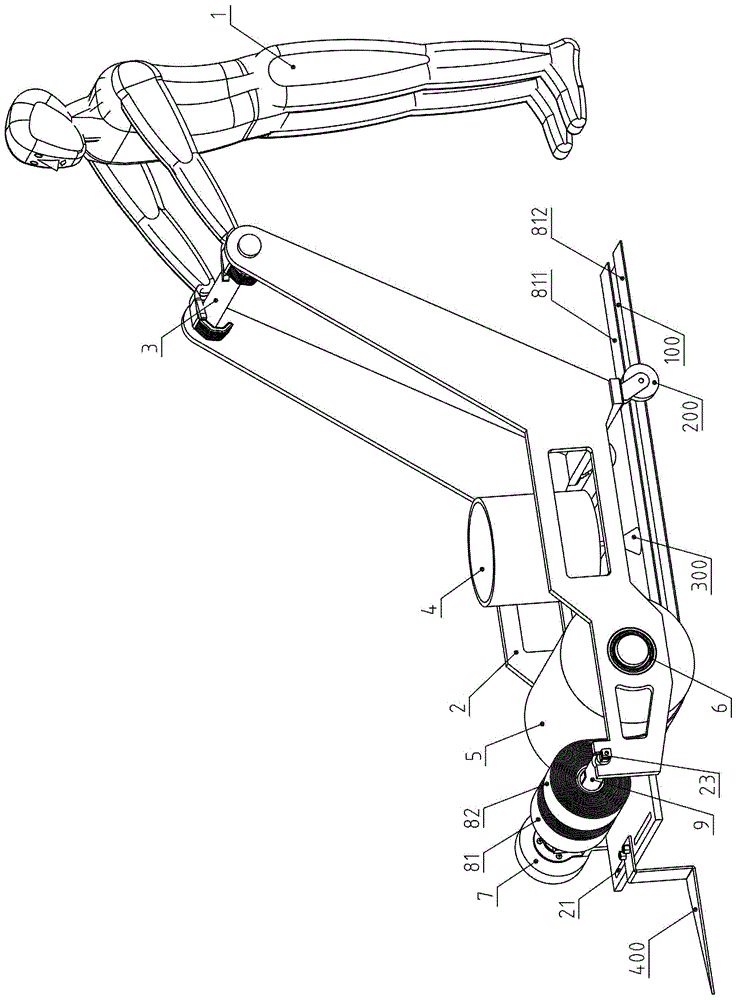 Line drawing device for ball court