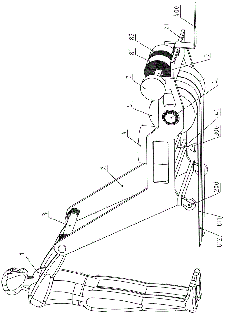 Line drawing device for ball court