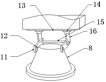 An adsorption-type portable bracket for electronic products