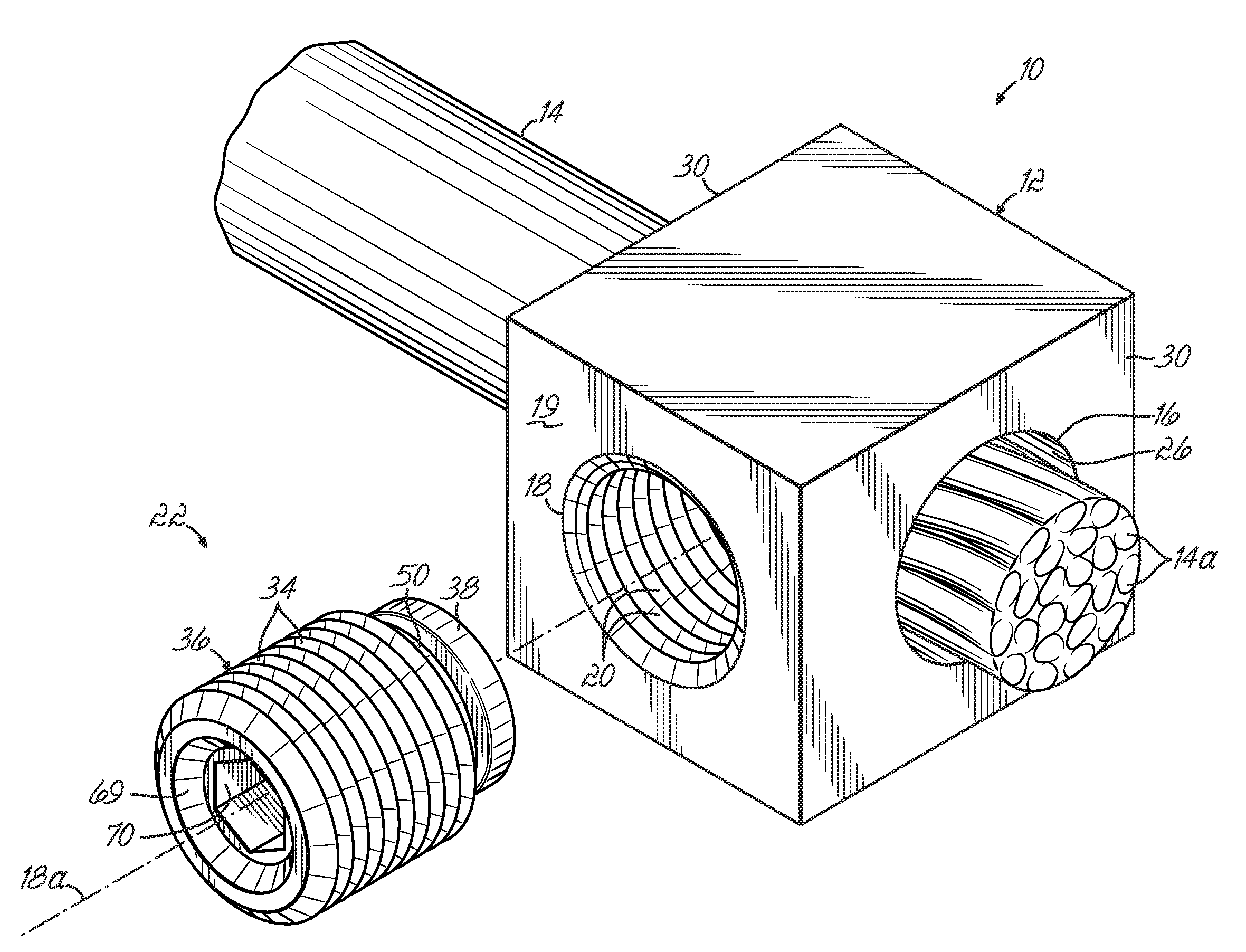 Screw Assembly for Electrical Connectors