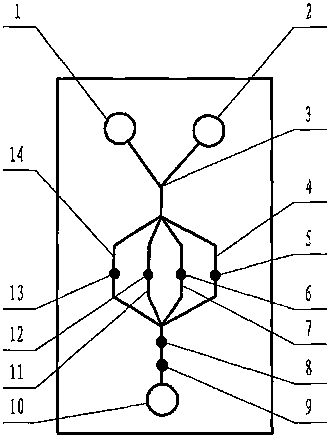 AIDS diagnosis device with easy-to-remove liquid flow driving component