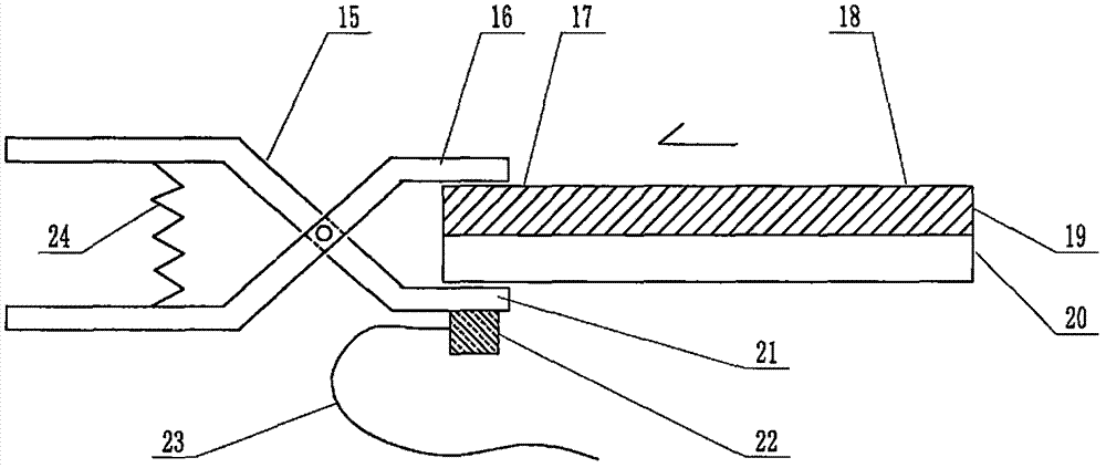 AIDS diagnosis device with easy-to-remove liquid flow driving component