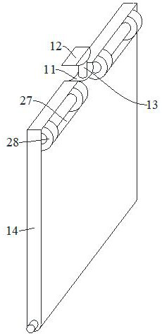 A quick release device for lifting and distributing modules of disinfection robots