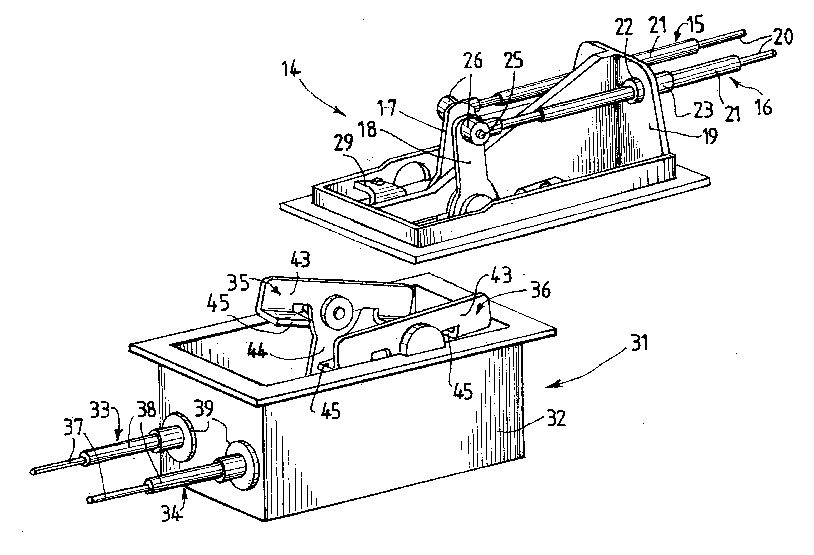 Cable and/or rod control system for a gearbox on a heavy goods vehicle with tilting cab