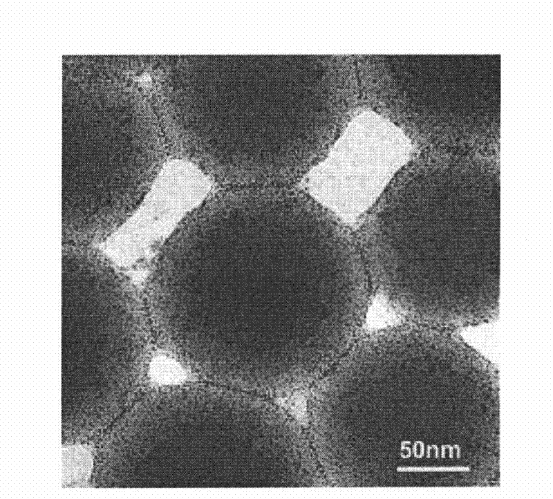 Magnetic particles preparation method by using nanometer spherical polyelectrolyte brush as micro-reactor
