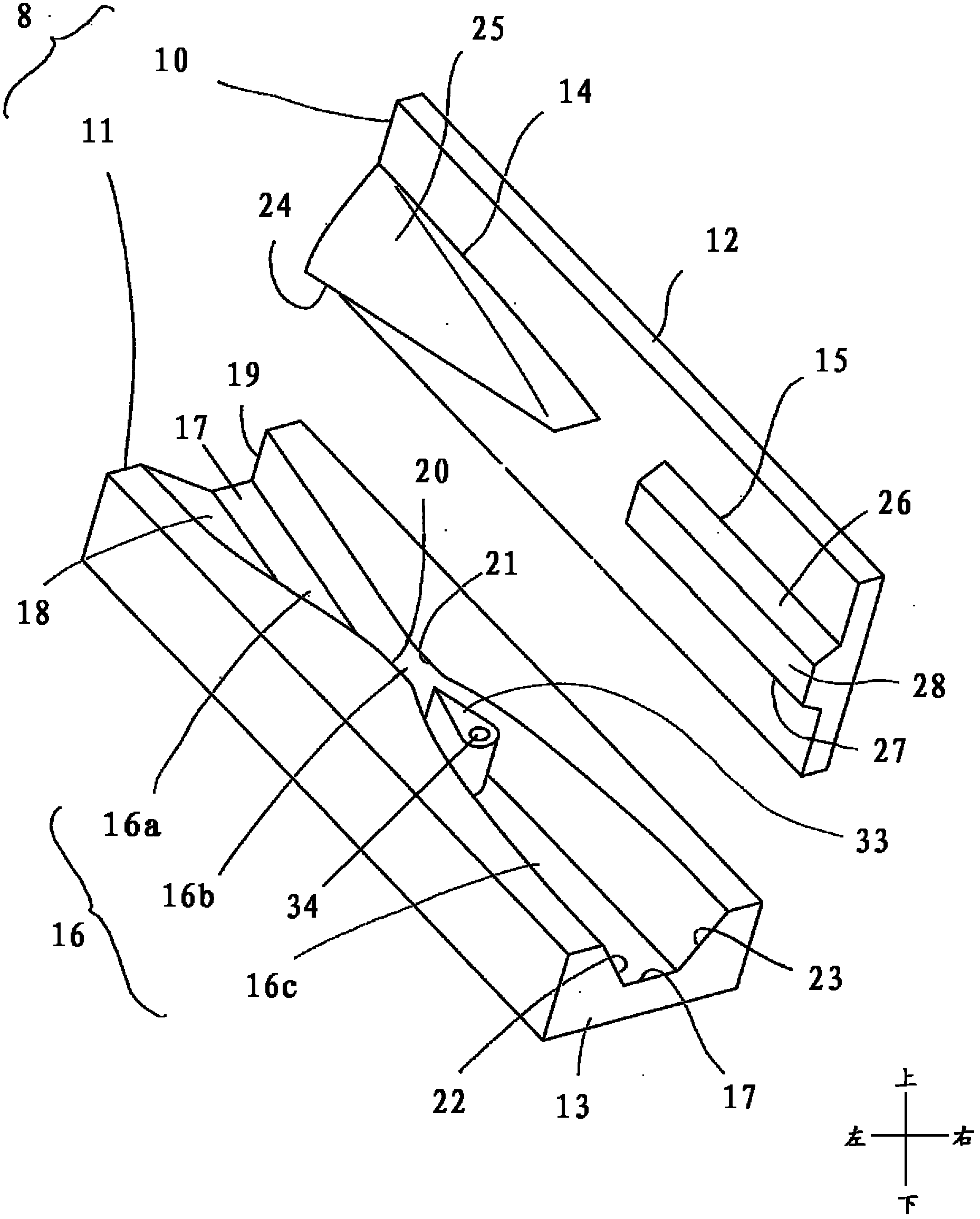 Pull tab turnover device and pull tab feed device