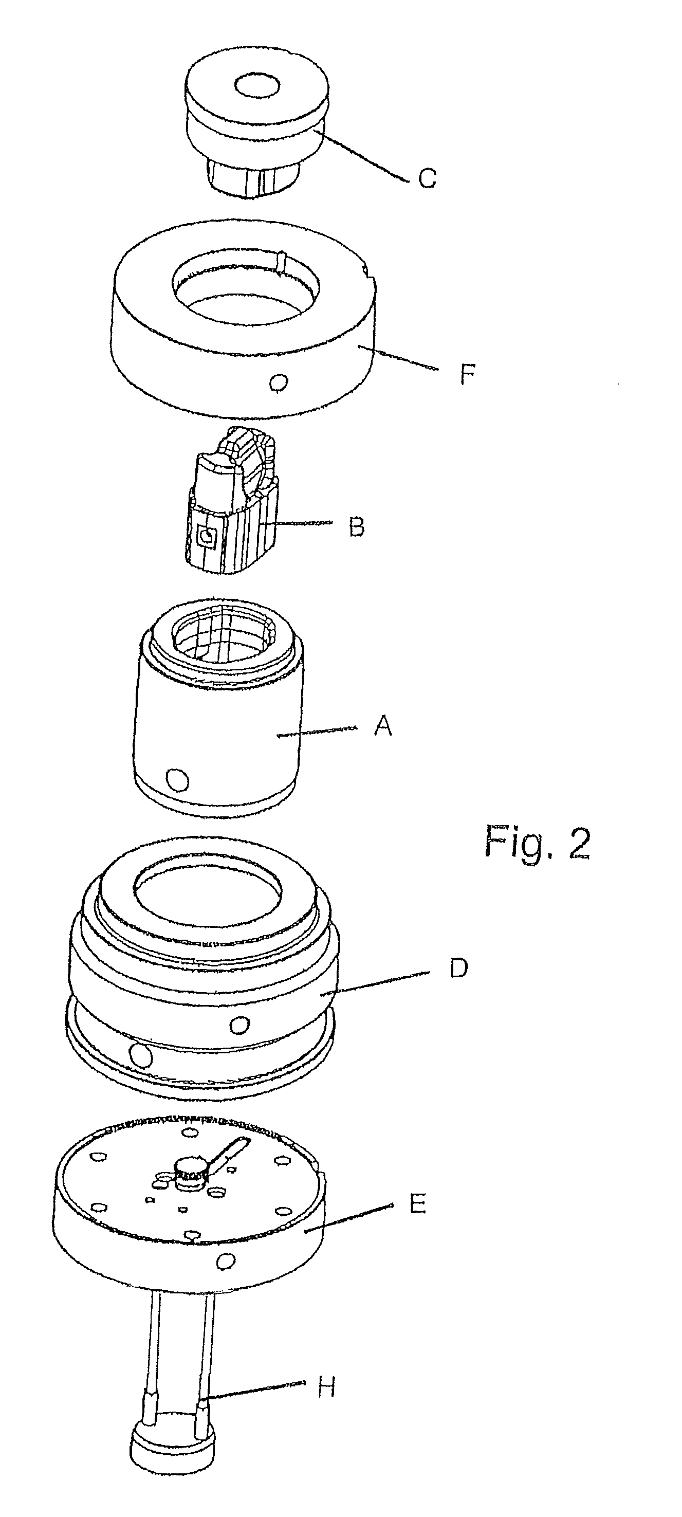 Device for forging bush-shaped objects and a forged part produced therewith