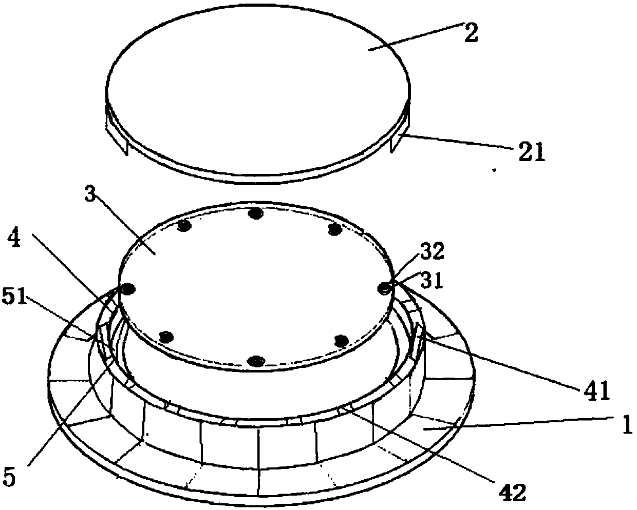 Waterproof manhole cover