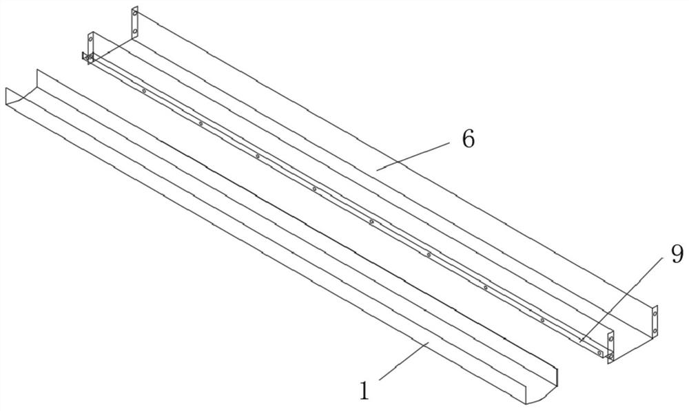 Secondary leakage-proof device for pipeline of chemical waste liquid collecting system integrated on laboratory furniture