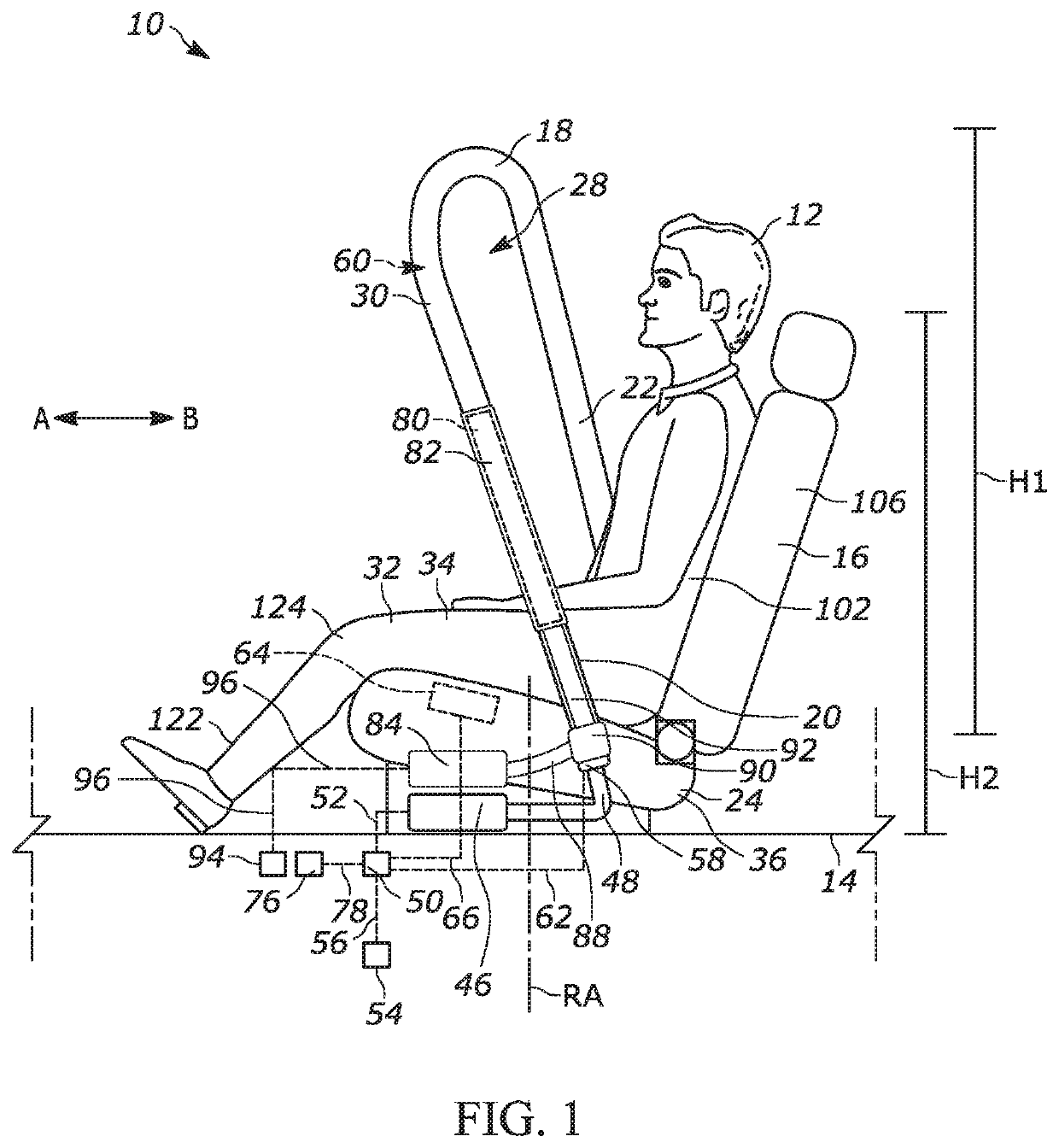 Vehicle safety systems including inflatable seatbelt restraint