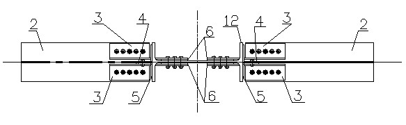 All-bolt connection node structure of H-shaped steel beam and H-shaped steel column