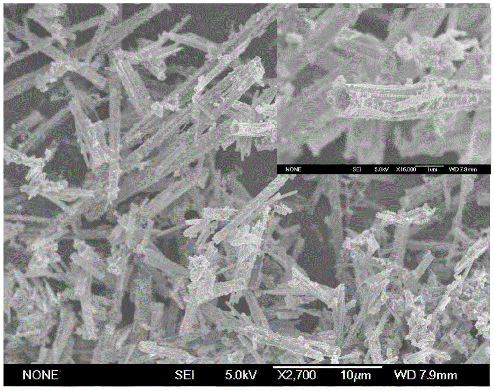 Copper sulfide microtube in special shape and preparation method and application thereof
