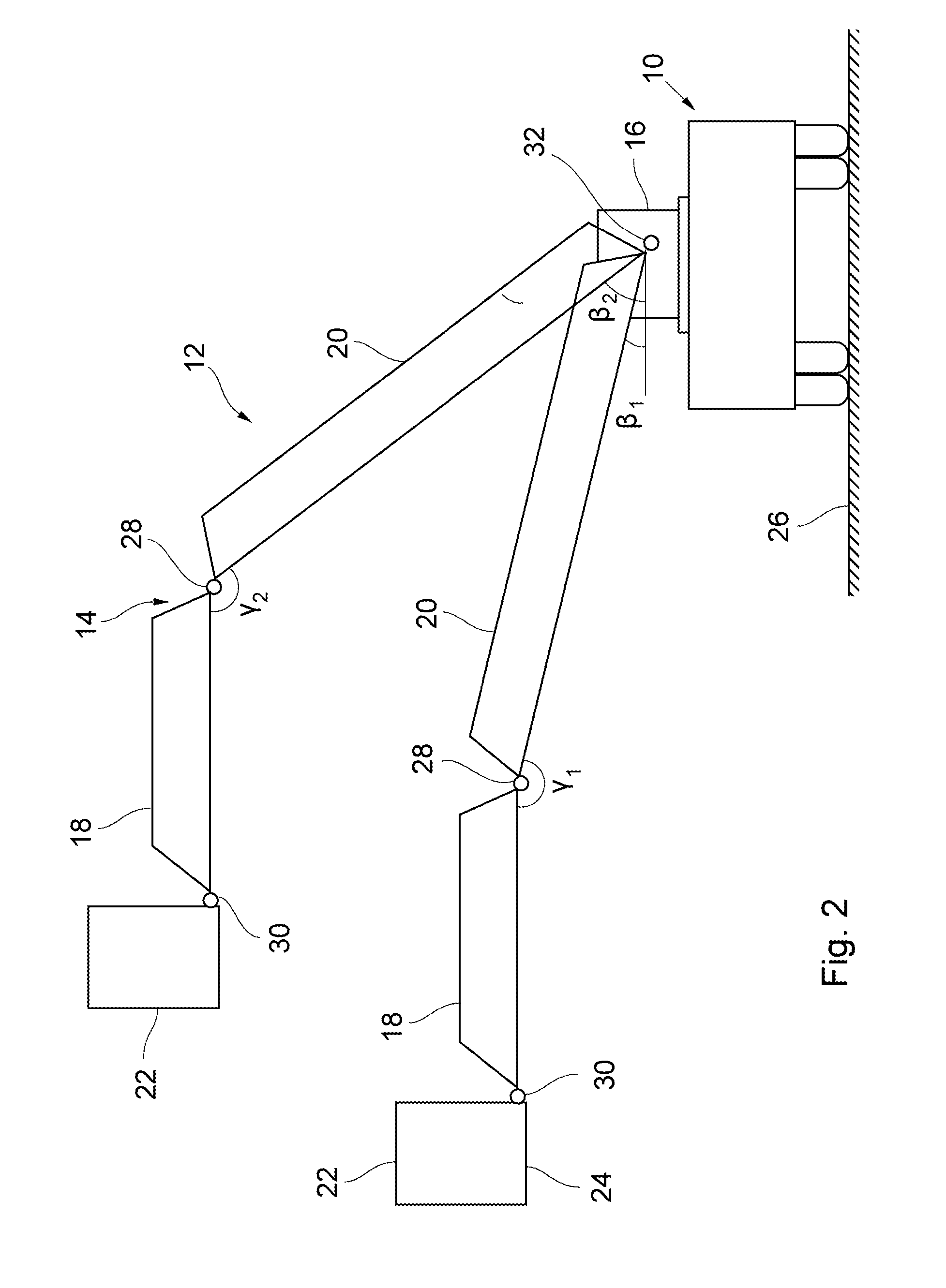 Method for controlling an articulated turntable ladder of a rescue vehicle