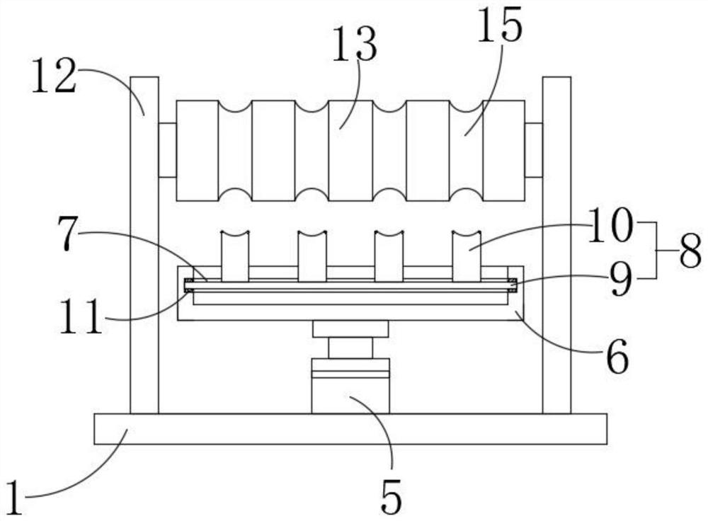 A guide stretching device for producing bonded copper wire and its application method