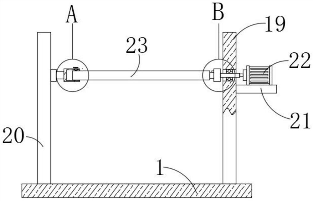 A guide stretching device for producing bonded copper wire and its application method