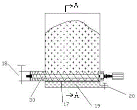 Continuous wet-dry two-stage dynamic anaerobic fermentation device