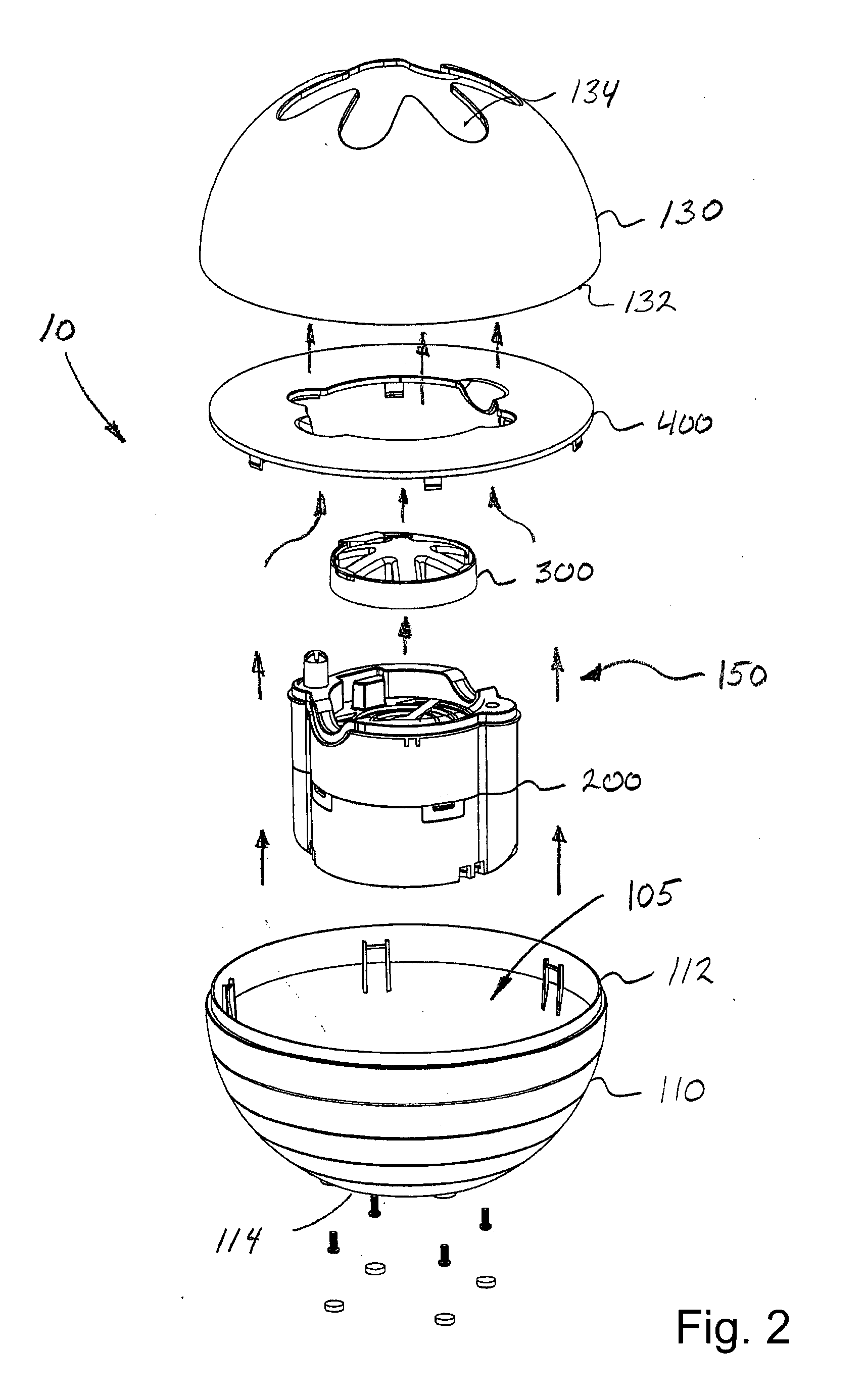 Device and Method for Dispensing Volatile Compounds and Cartridge for Use Therewith