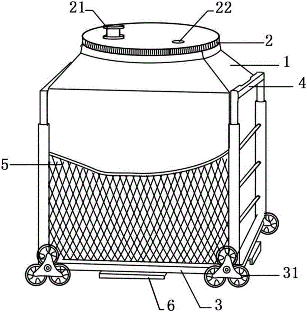 Portable water paint barrel