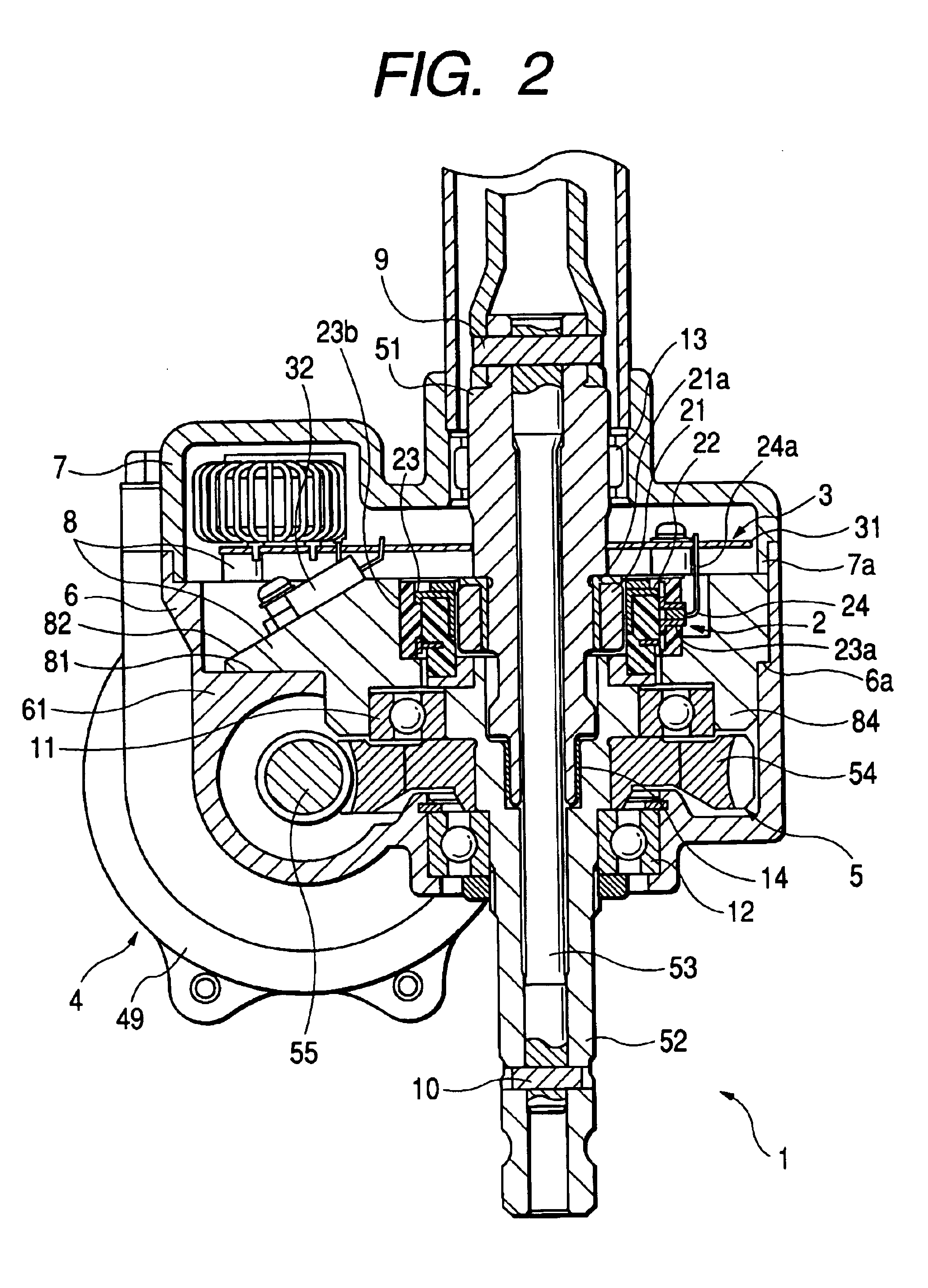 Easy-to-assemble structure of electric power steering device
