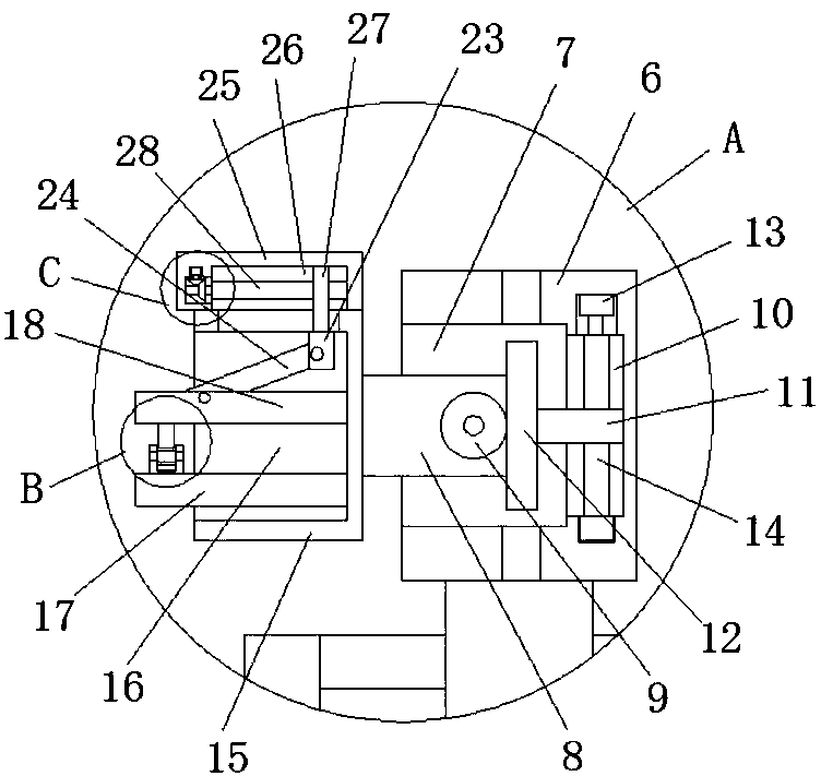 Upper tensioner of shoe machine